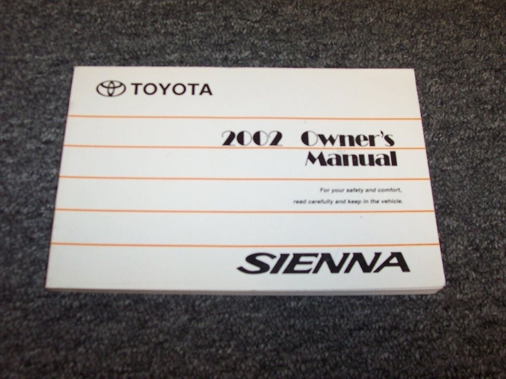 Picture of: Toyota Sienna Minivan Owner Owner’s Operator User Guide Manual CE LE  XLE