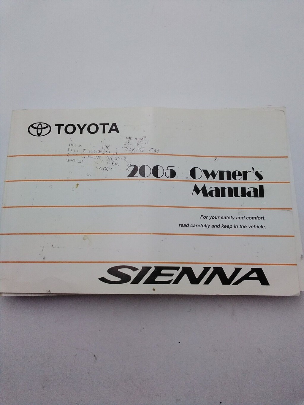 Picture of: Toyota Sienna Owners Manual
