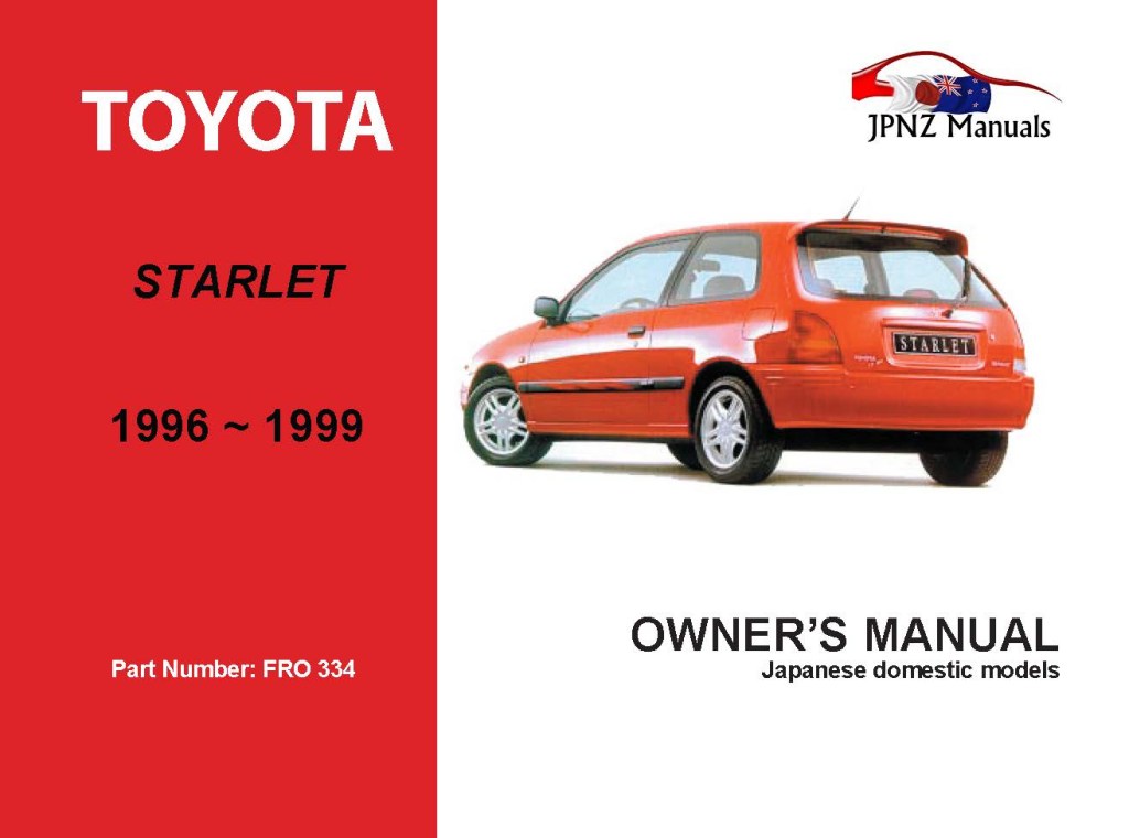 Picture of: Toyota – Starlet Owner’s User Manual In English   –