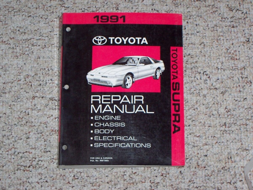 Picture of: Toyota Supra Hatchback Shop Service Repair Manual Turbo