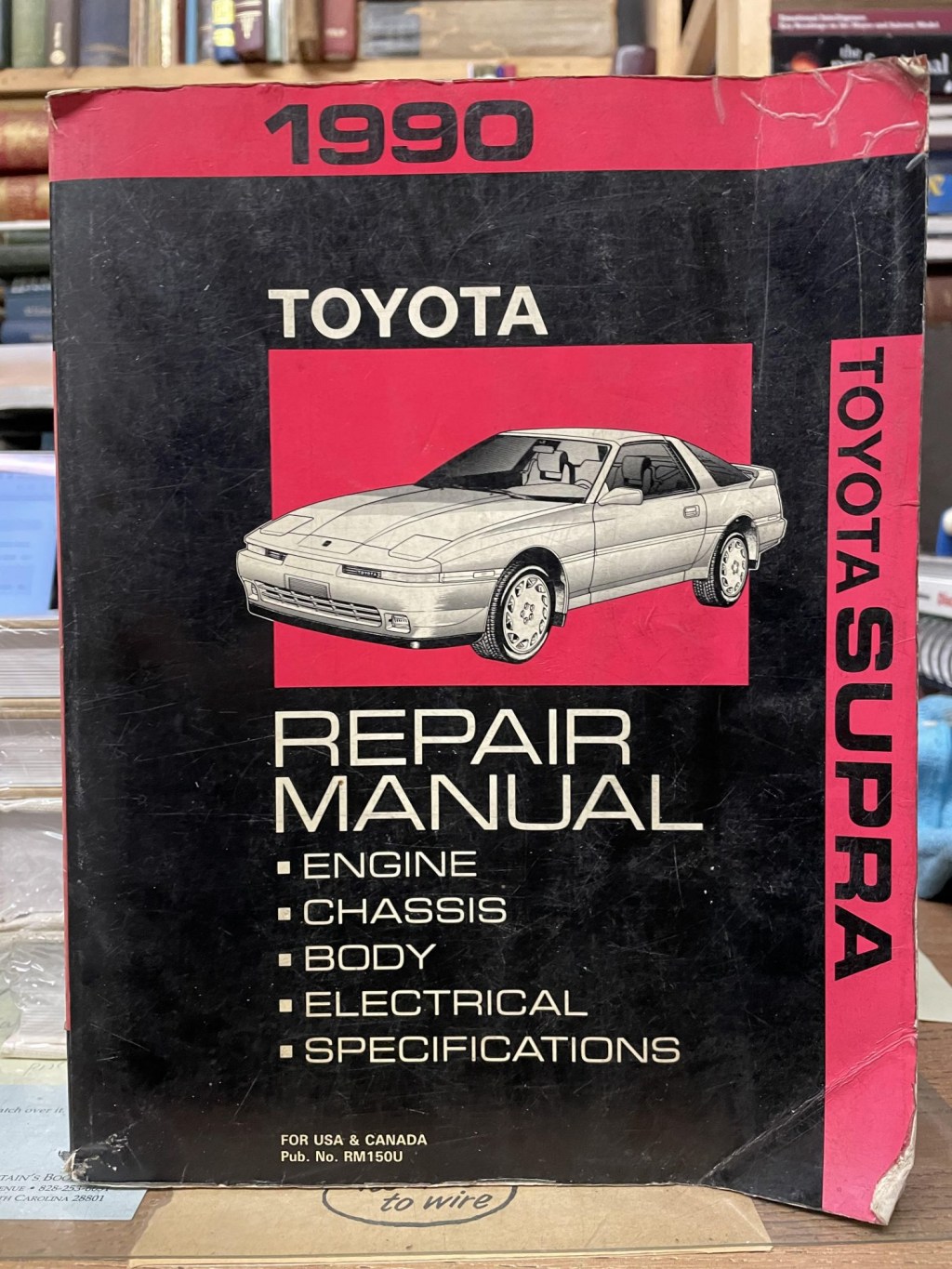 Picture of: Toyota Supra Repair Manual on Chamblin Bookmine