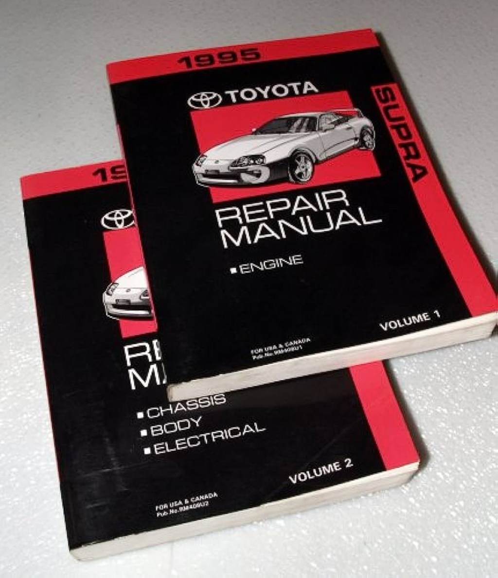 Picture of: Toyota Supra Repair Manuals (JZA Series,  Volume Set