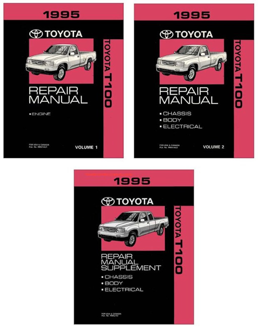 Picture of: Toyota T OEM Repair Manual
