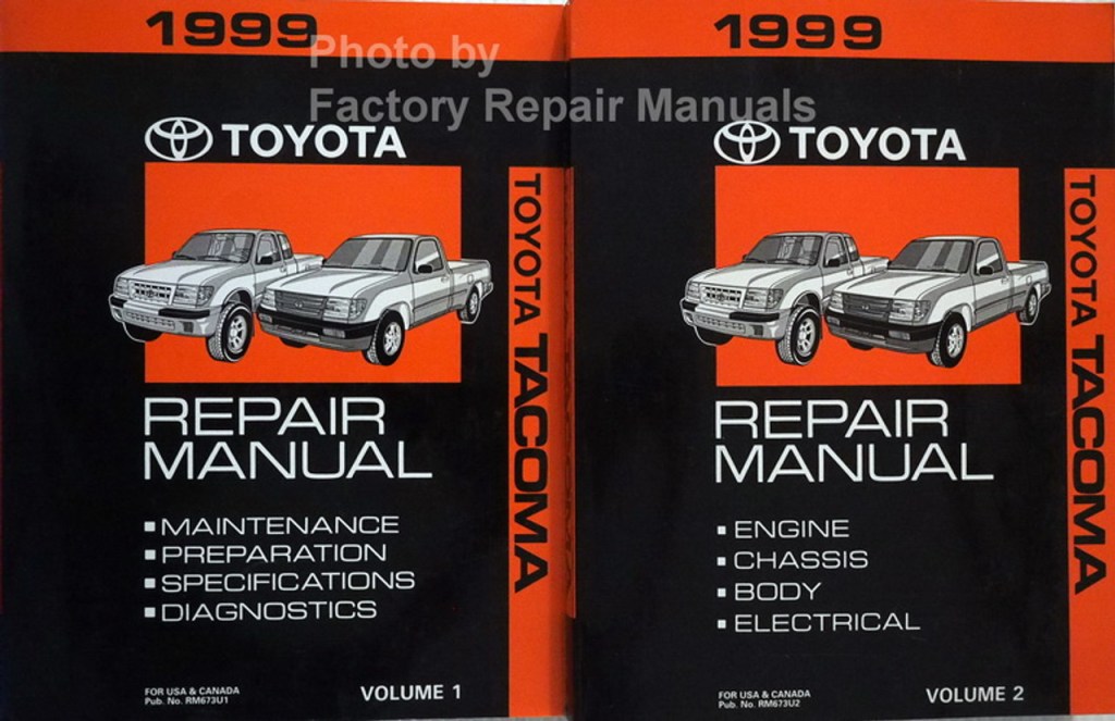 Picture of: Toyota Tacoma Factory Service Repair Manual Set Original