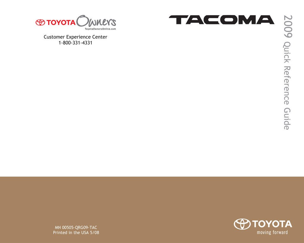 Picture of: Toyota Tacoma owners manual – OwnersMan