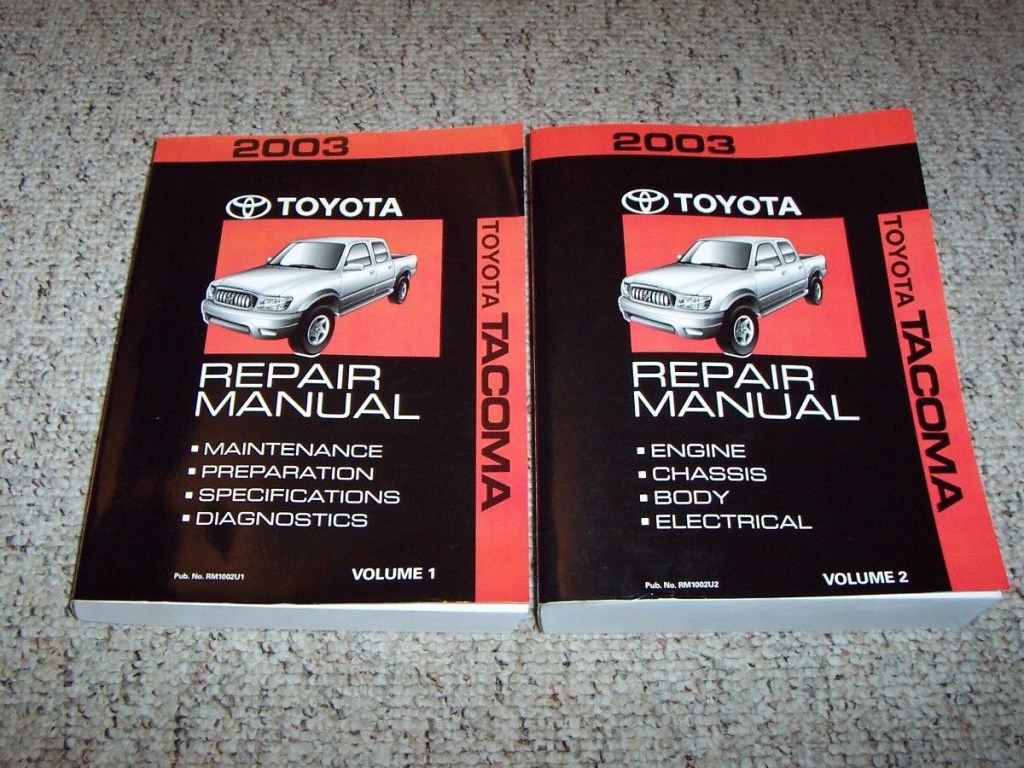 Picture of: Toyota Tacoma Pickup Truck Shop Service Repair Manual