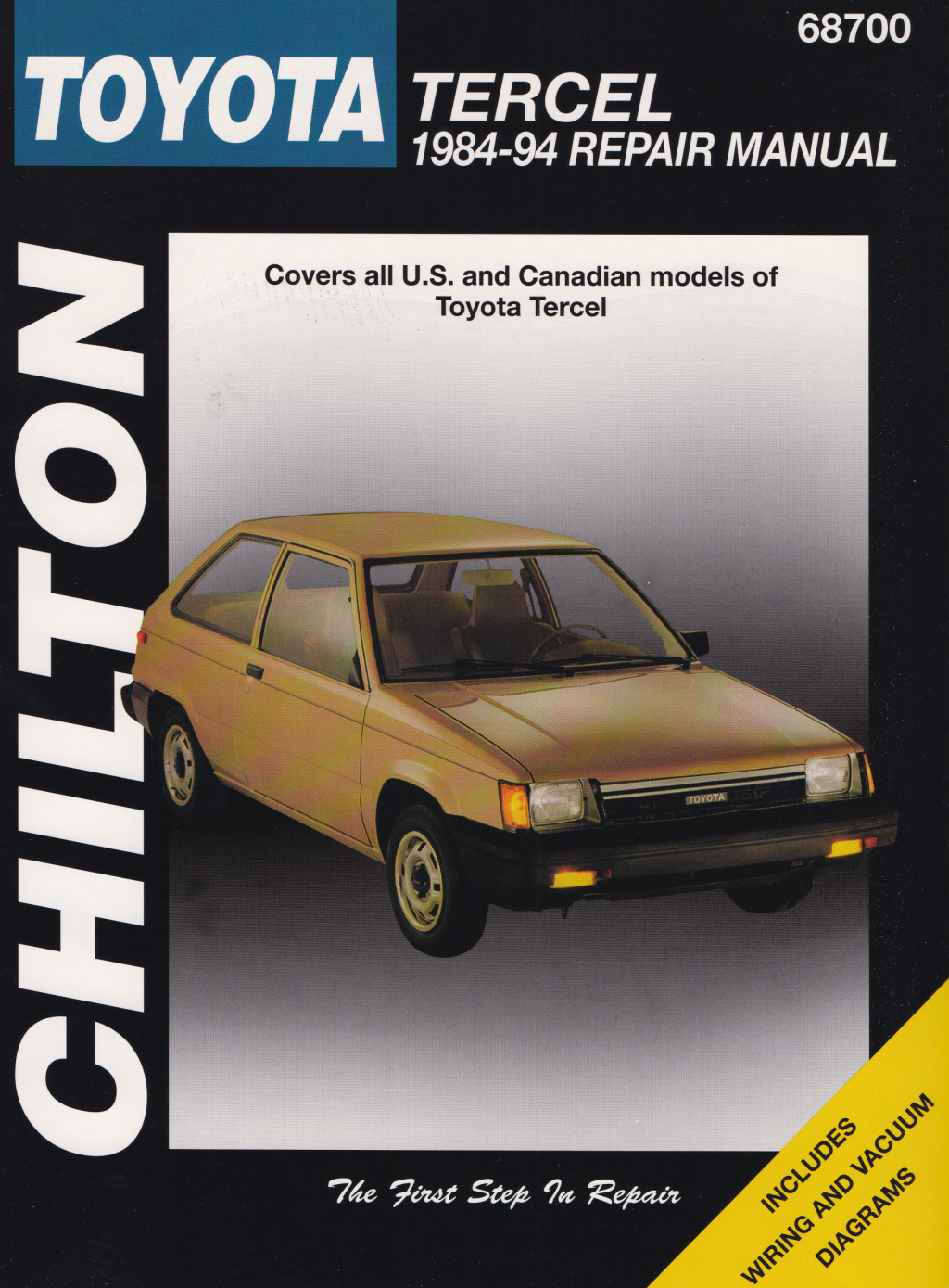 Picture of: Toyota Tercel (-) Repair Manual Chilton Reparaturanleitungen
