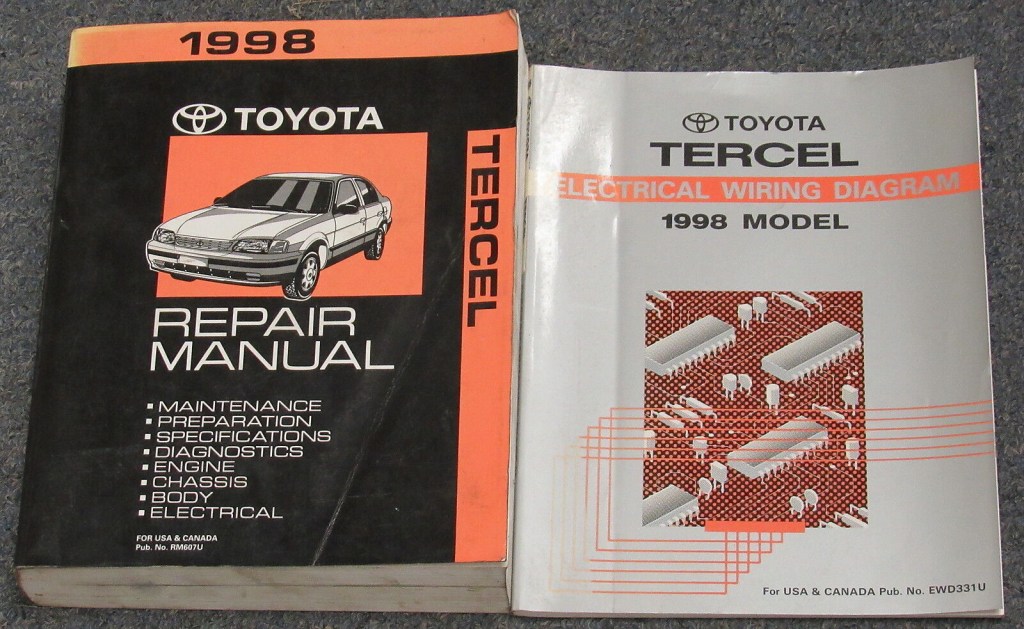 Picture of: Toyota Tercel Service Repair Manual Set