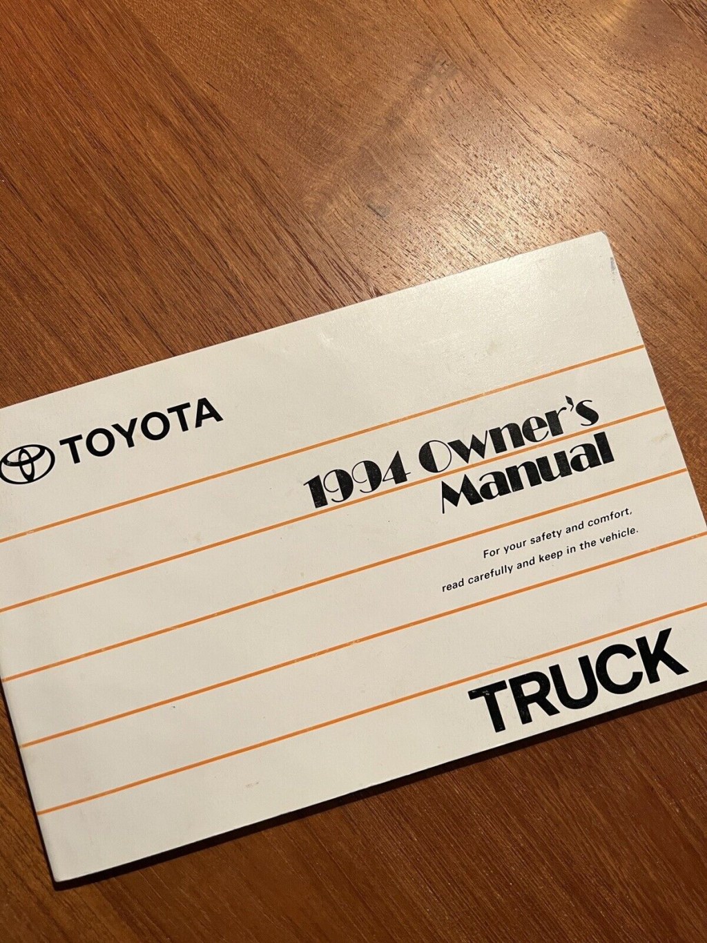 Picture of: Toyota Truck  Owner’s Manual Booklet Owners Book