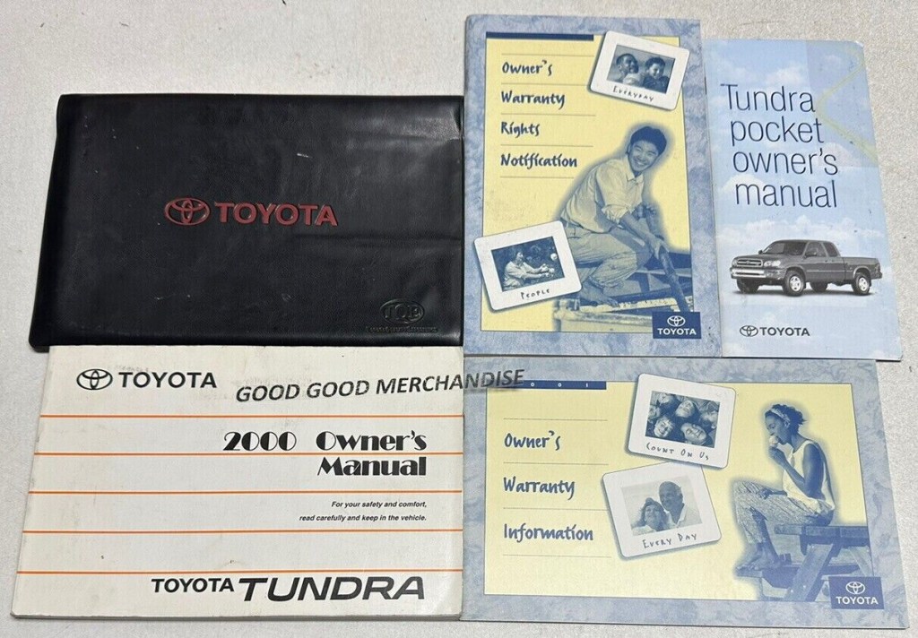 Picture of: TOYOTA TUNDRA OWNERS MANUAL V .L V