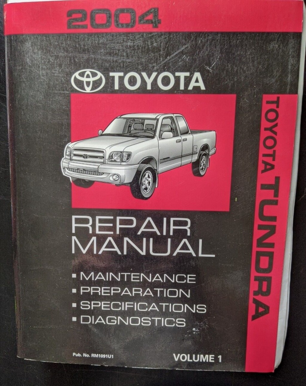 Picture of: Toyota Tundra Pickup Truck Shop Service Repair Manual VOLUME  ONLY