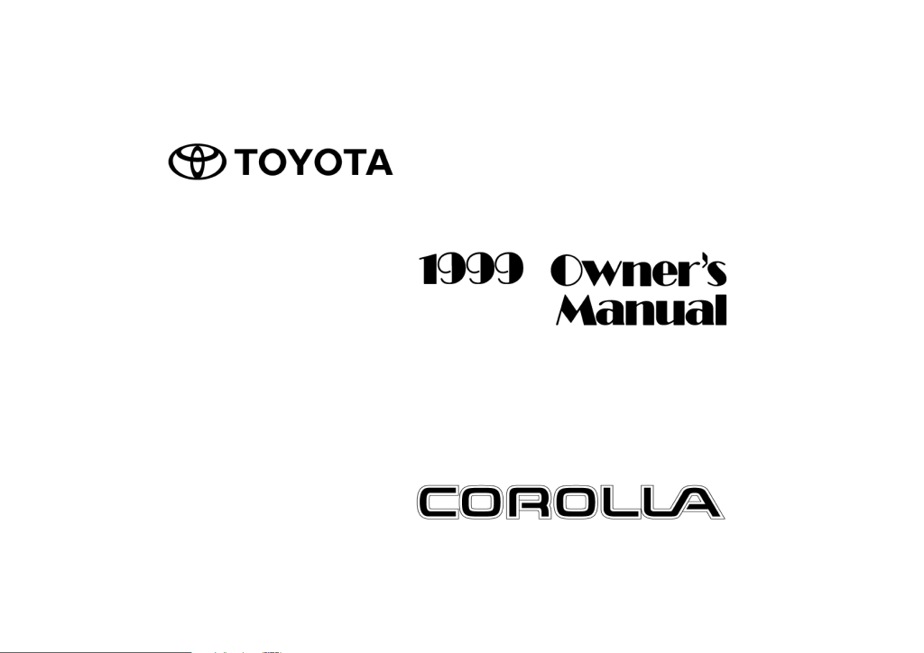 Picture of: User manual Toyota Corolla () (English –  pages)