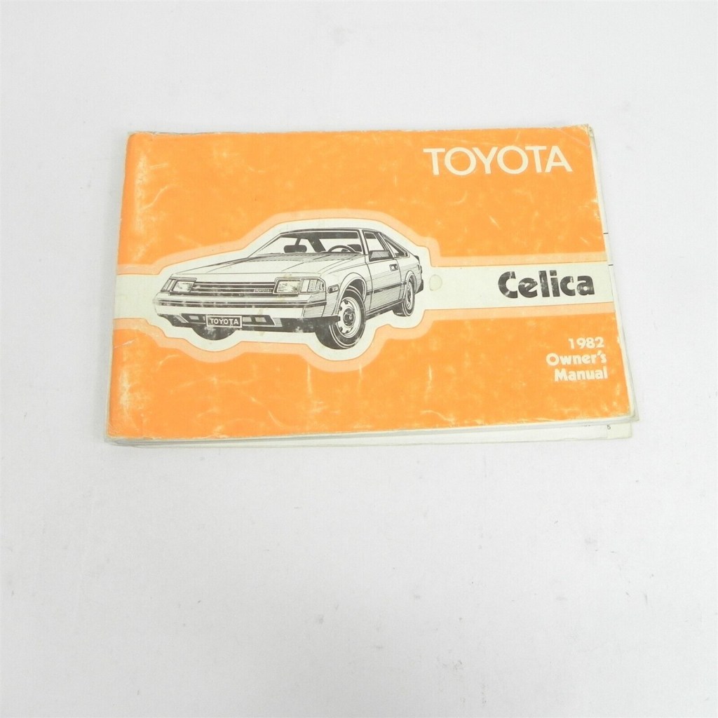 Picture of: VINTAGE  TOYOTA CELICA OWNERS MANUAL REFERENCE REPAIR GUIDE BOOK TORN  COVER  eBay